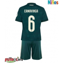 Camiseta Real Madrid Eduardo Camavinga #6 Visitante Equipación para niños 2026-27 manga corta (+ pantalones cortos)
